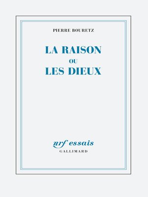 cover image of La raison ou les dieux